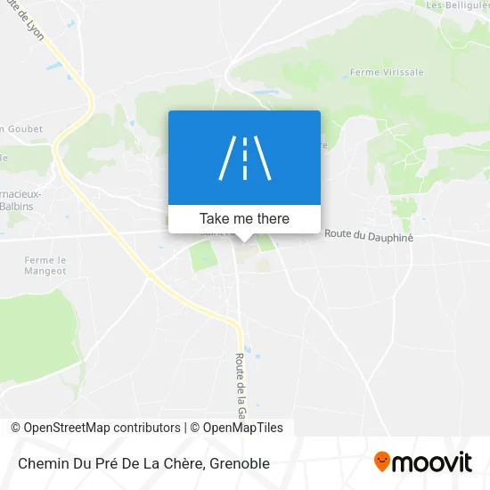 Chemin Du Pré De La Chère map