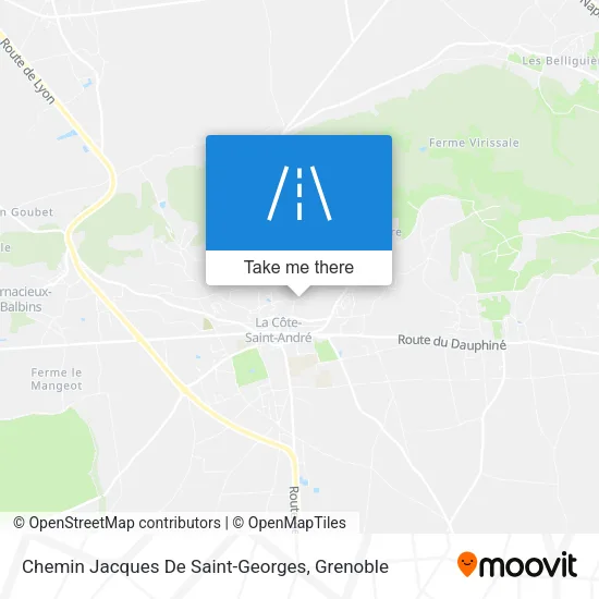 Chemin Jacques De Saint-Georges map