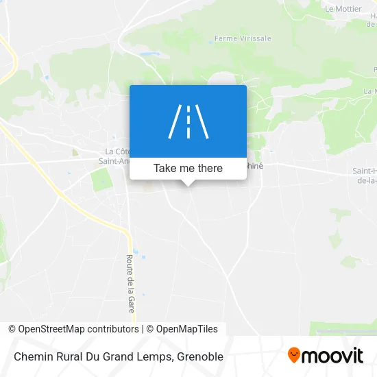 Chemin Rural Du Grand Lemps map