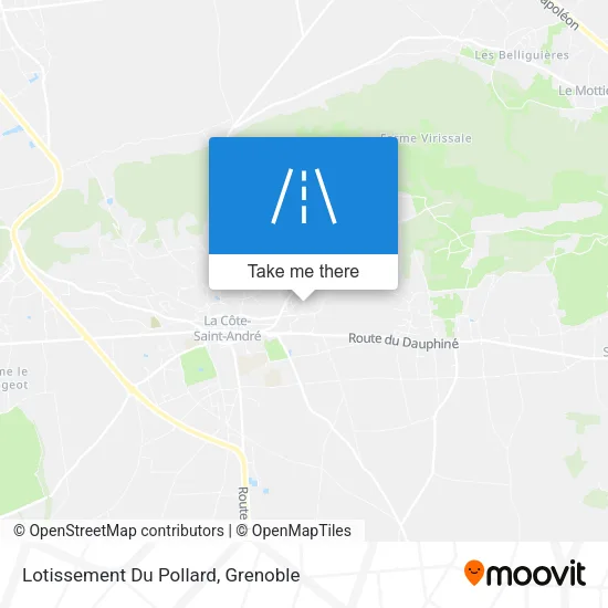 Lotissement Du Pollard map