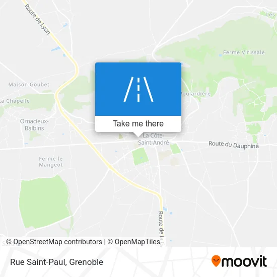 Rue Saint-Paul map