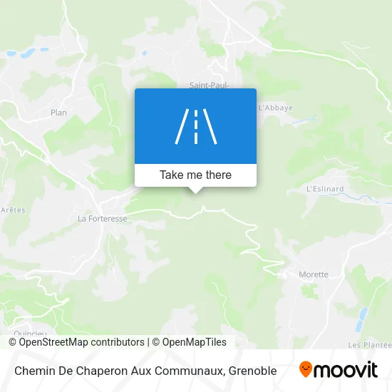 Chemin De Chaperon Aux Communaux map