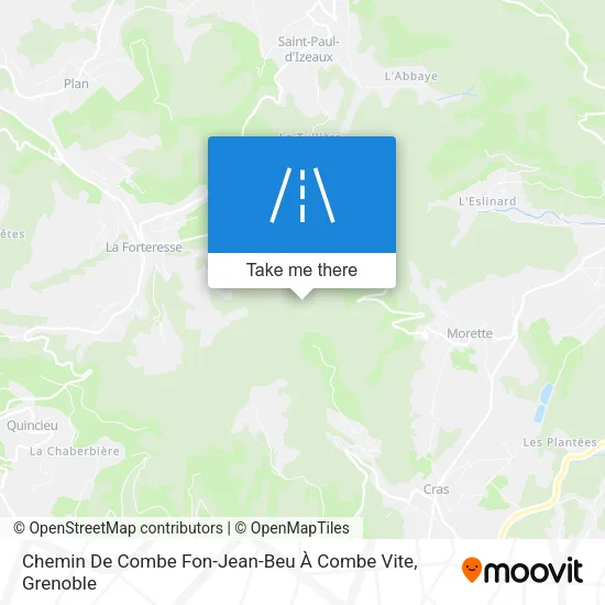 Chemin De Combe Fon-Jean-Beu À Combe Vite map