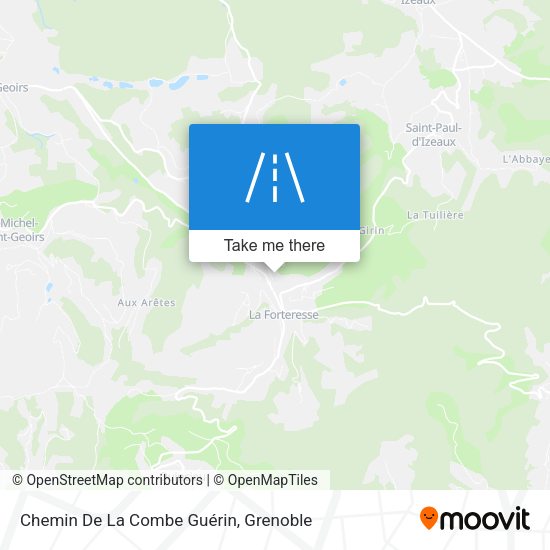 Chemin De La Combe Guérin map