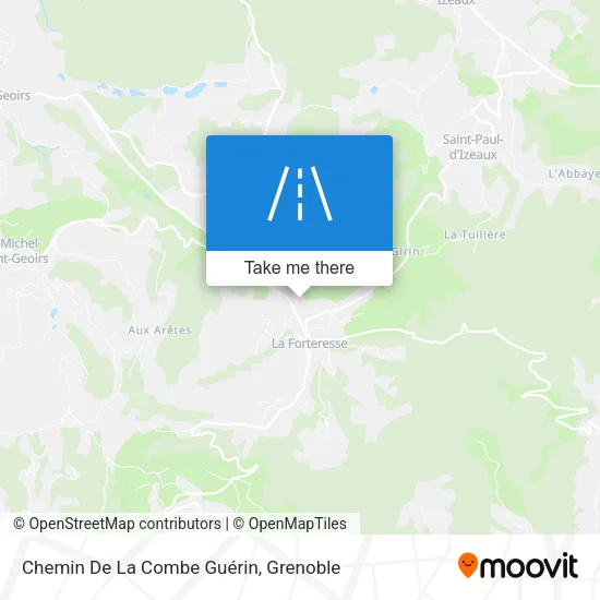 Chemin De La Combe Guérin map