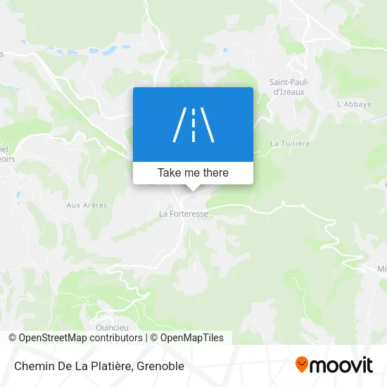 Chemin De La Platière map