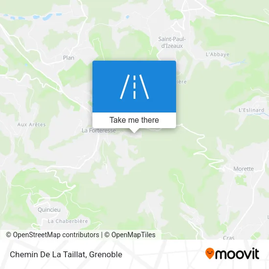 Chemin De La Taillat map