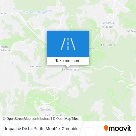Impasse De La Petite Montée map
