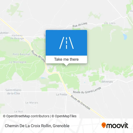 Chemin De La Croix Rollin map