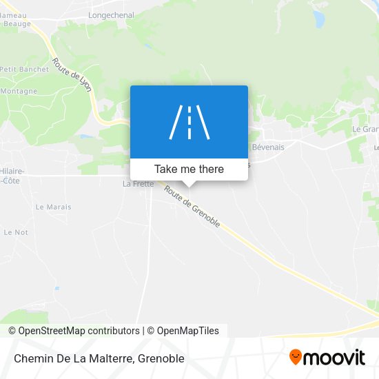 Chemin De La Malterre map