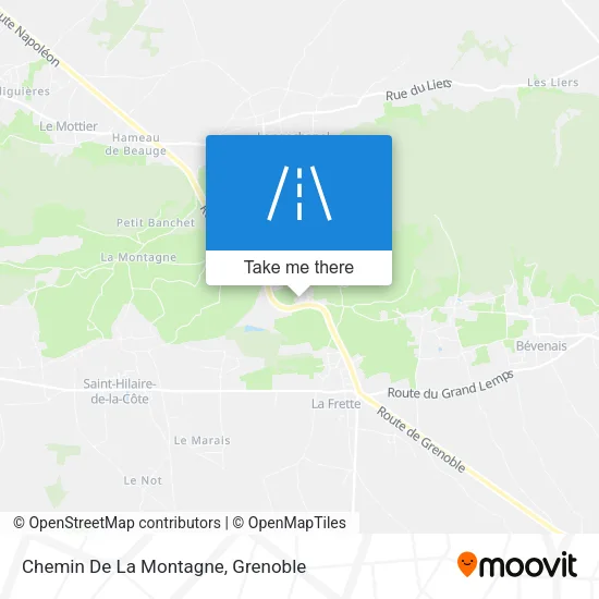 Chemin De La Montagne map