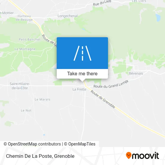 Chemin De La Poste map