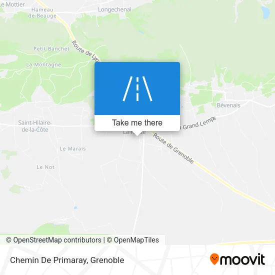 Chemin De Primaray map