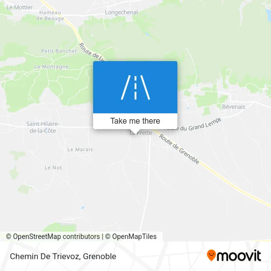 Chemin De Trievoz map
