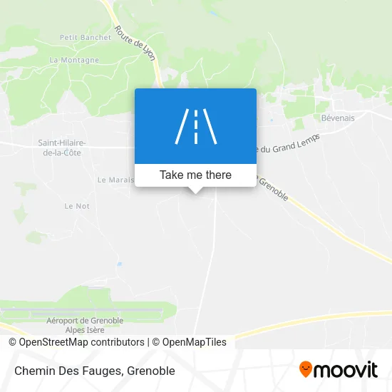 Chemin Des Fauges map