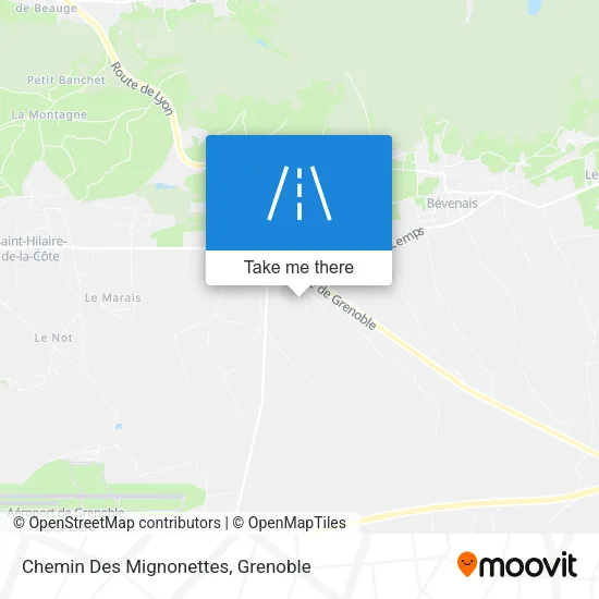 Chemin Des Mignonettes map