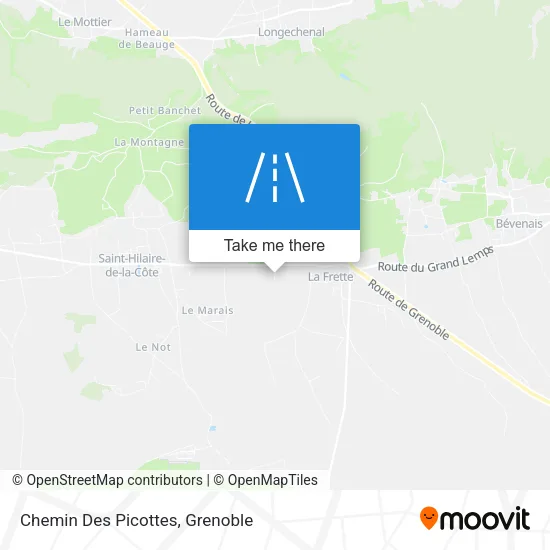 Chemin Des Picottes map