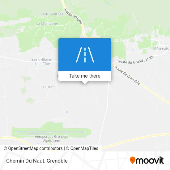 Chemin Du Naut map
