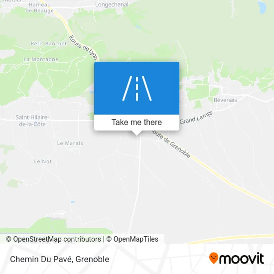 Chemin Du Pavé map