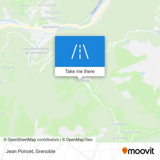 Jean Poncet map