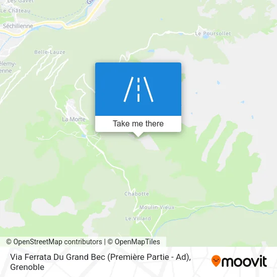 Via Ferrata Du Grand Bec (Première Partie - Ad) map