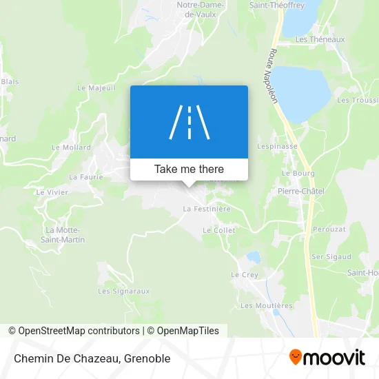 Chemin De Chazeau map