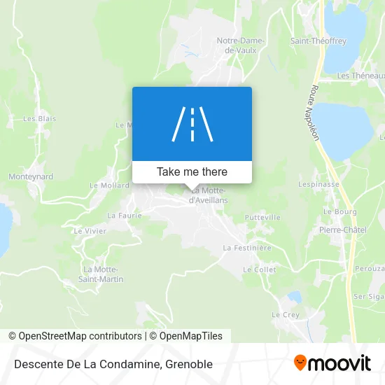 Descente De La Condamine map