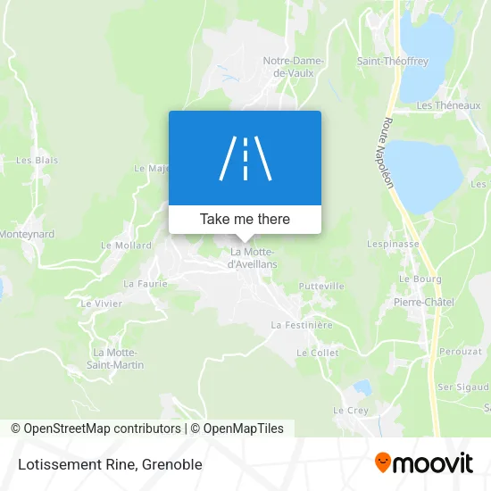 Lotissement Rine map