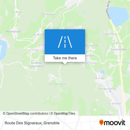 Route Des Signaraux map