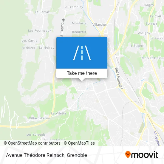 Avenue Théodore Reinach map