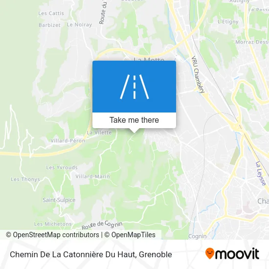 Chemin De La Catonnière Du Haut map