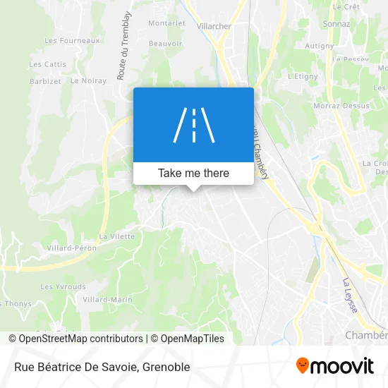 Rue Béatrice De Savoie map