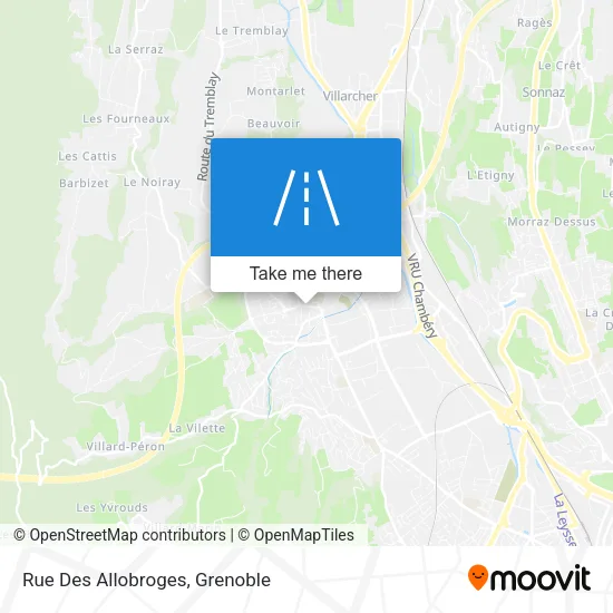 Rue Des Allobroges map