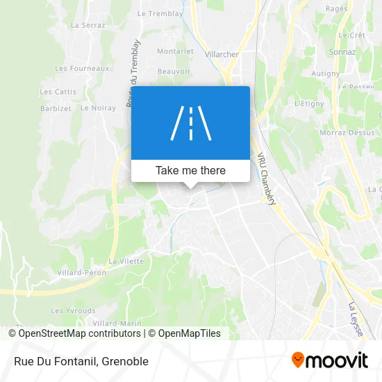 Rue Du Fontanil map