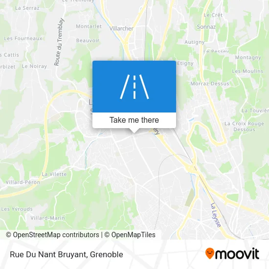 Rue Du Nant Bruyant map