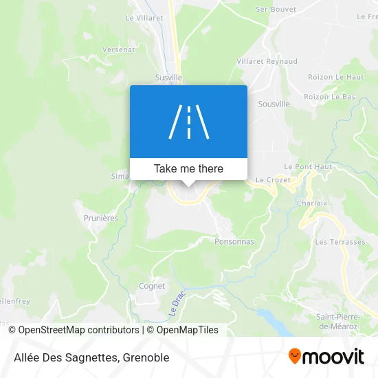 Allée Des Sagnettes map