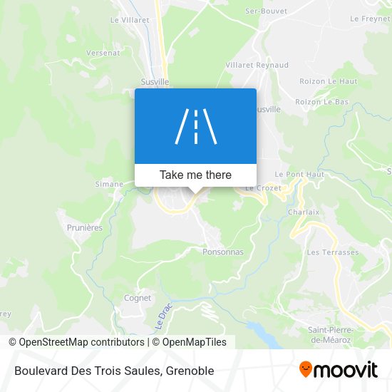 Boulevard Des Trois Saules map