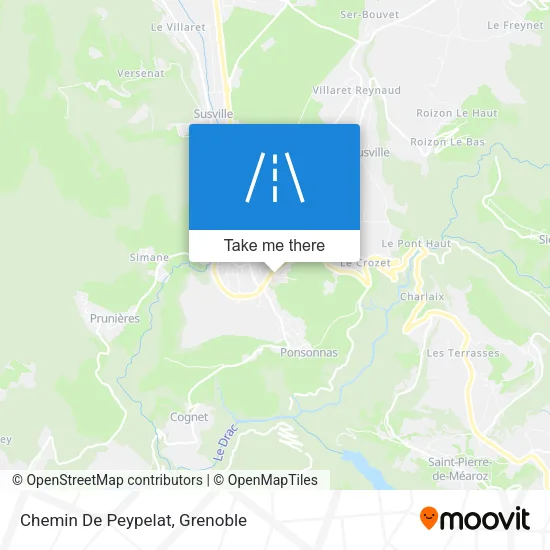 Chemin De Peypelat map