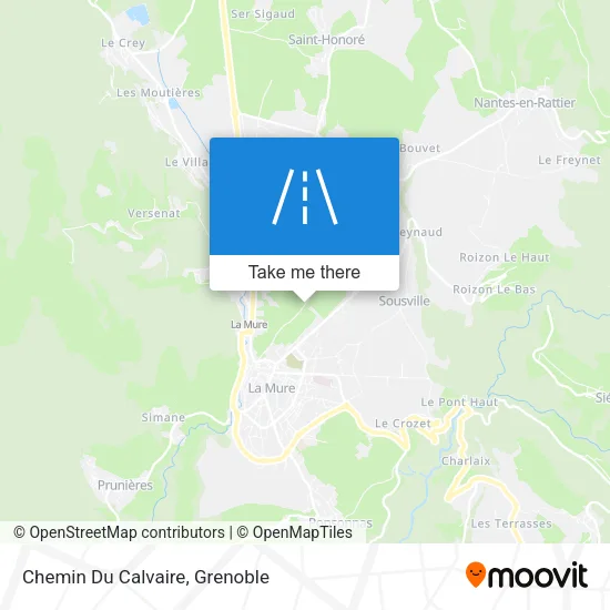 Chemin Du Calvaire map