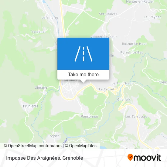 Impasse Des Araignées map