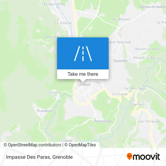 Impasse Des Paras map