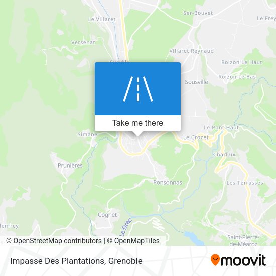 Impasse Des Plantations map