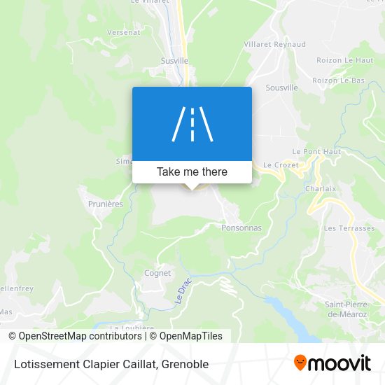Lotissement Clapier Caillat map