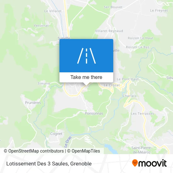 Lotissement Des 3 Saules map
