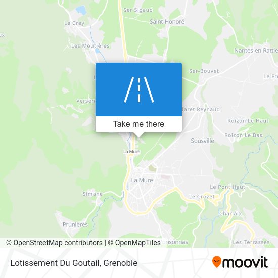Lotissement Du Goutail map