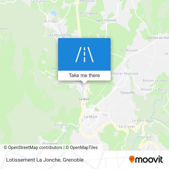 Lotissement La Jonche map