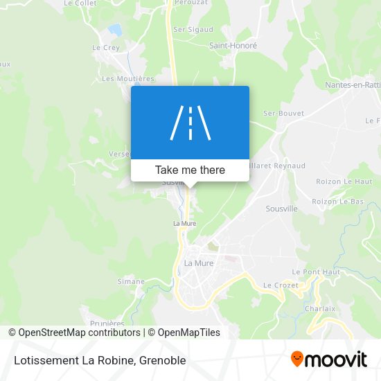 Lotissement La Robine map