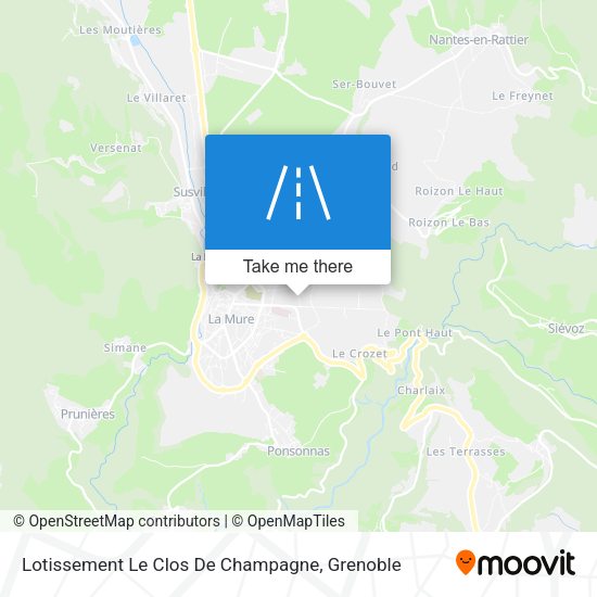 Lotissement Le Clos De Champagne map