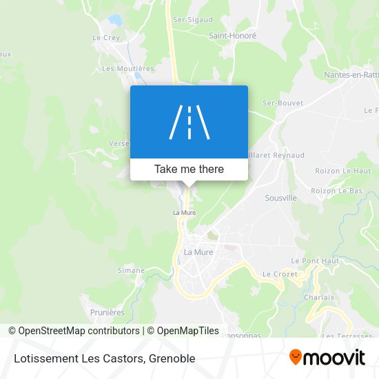 Lotissement Les Castors map
