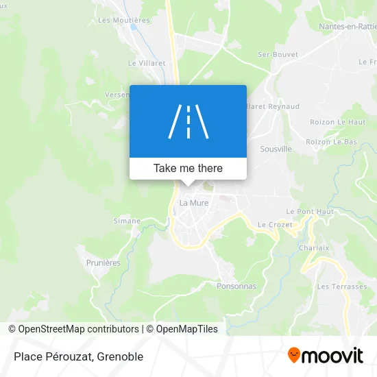 Place Pérouzat map
